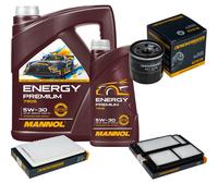 DENCKERMANN Controllo Set MANNOL Energy Premium 5W-30 6L Per Mazda 3 1.6 1.4