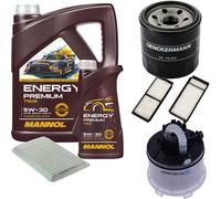 DENCKERMANN Controllo Set MANNOL Energy Premium 5W-30 6L Per Mazda 3 1.6 1.4