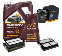Denckermann Controllo Set Mannol Energy Premium 5W-30 6L Per Mazda 5 2.0