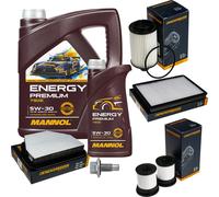Denckermann Controllo Set Mannol Energy Premium 5W-30 6L Per Opel Antara 2.2