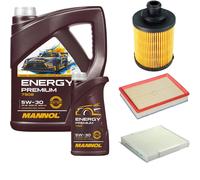 DENCKERMANN Controllo Set MANNOL Energy Premium 5W-30 6L Per Opel Meriva