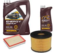 DENCKERMANN Controllo Set MANNOL Energy Premium 5W-30 6L Per Opel Meriva