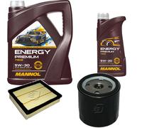 DENCKERMANN Controllo Set MANNOL Energy Premium 5W-30 6L Per Opel Vectra C