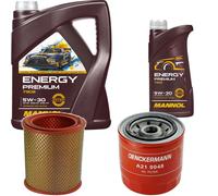 DENCKERMANN Controllo Set MANNOL Energy Premium 5W-30 6L Per Renault 25 2.2