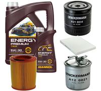 DENCKERMANN Controllo Set MANNOL Energy Premium 5W-30 6L Per VW Lupo 1.7 SDI