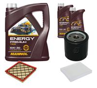 DENCKERMANN Controllo Set MANNOL Energy Premium 5W-30 7L Per Chevrolet Cruze