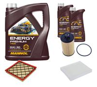 DENCKERMANN Controllo Set MANNOL Energy Premium 5W-30 7L Per Chevrolet Cruze