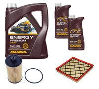 DENCKERMANN Controllo Set MANNOL Energy Premium 5W-30 7L Per Chevrolet Cruze