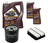 DENCKERMANN Controllo Set MANNOL Energy Premium 5W-30 7L Per Chevrolet Rezzo