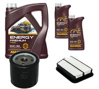 DENCKERMANN Controllo Set MANNOL Energy Premium 5W-30 7L Per Chevrolet Rezzo