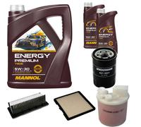 DENCKERMANN Controllo Set MANNOL Energy Premium 5W-30 7L Per Hyundai I10 1.2