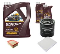 DENCKERMANN Controllo Set MANNOL Energy Premium 5W-30 7L Per KIA Magentis 2.0