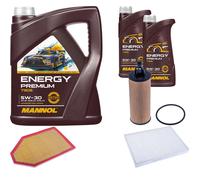 DENCKERMANN Controllo Set MANNOL Energy Premium 5W-30 7L Per Lancia Thema 3.6