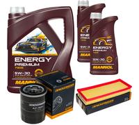 DENCKERMANN Controllo Set MANNOL Energy Premium 5W-30 7L Per Lancia Y 1.2 16V