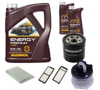DENCKERMANN Controllo Set MANNOL Energy Premium 5W-30 7L Per Mazda 3 1.6 1.4
