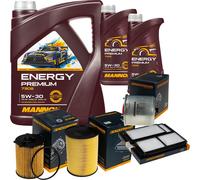 DENCKERMANN Controllo Set MANNOL Energy Premium 5W-30 7L Per Mazda 5 1.6 CD