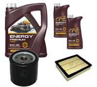 DENCKERMANN Controllo Set MANNOL Energy Premium 5W-30 7L Per Opel Vectra C