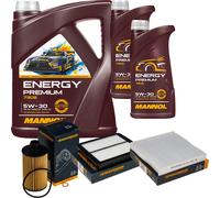 DENCKERMANN Controllo Set MANNOL Energy Premium 5W-30 7L Per Ssangyong Tivoli