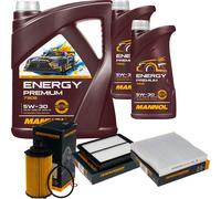 DENCKERMANN Controllo Set MANNOL Energy Premium 5W-30 7L Per Ssangyong Tivoli