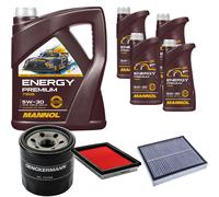 DENCKERMANN Controllo Set MANNOL Energy Premium 5W-30 9L Per Infiniti QX70 FX