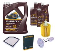 DENCKERMANN Controllo Set MANNOL Energy Premium 5W-30 9L Per Lexus IS III 250