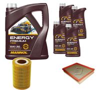 DENCKERMANN Controllo Set MANNOL Energy Premium 5W-30 9L Per Saab 9-3 2.2 TiD