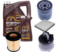 DENCKERMANN Controllo Set MANNOL Energy Ultra JP 5W-20 6L Per Ford C-Max 2.0