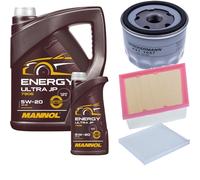 DENCKERMANN Controllo Set MANNOL Energy Ultra JP 5W-20 6L Per Ford Fiesta VII