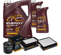 DENCKERMANN Controllo Set MANNOL Energy Ultra JP 5W-20 7L Per KIA Picanto 1.0