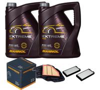 DENCKERMANN Controllo Set MANNOL Estremo 5W-40 10L per BMW X5 xDrive50i X6