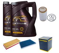 DENCKERMANN Controllo set MANNOL estremo 5W-40 10L per Mercedes-Benz CLK 55
