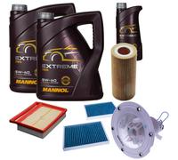 DENCKERMANN Controllo Set MANNOL Estremo 5W-40 11L per Mercedes-Benz S-Klasse
