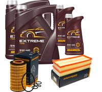 DENCKERMANN Controllo Set MANNOL Estremo 5W-40 12L per Mercedes E-Klasse SL