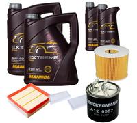 DENCKERMANN Controllo Set MANNOL Estremo 5W-40 12L per Mercedes M-Klasse ML