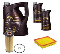 DENCKERMANN Controllo Set MANNOL Estremo 5W-40 7L per Mercedes-Benz SLK 200 Kit