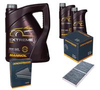 DENCKERMANN Controllo Set MANNOL Estremo 5W-40 7L per Mercedes-Benz SLK 200 Kit