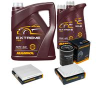 DENCKERMANN Controllo Set MANNOL Estremo 5W-40 7L per Mitsubishi Outlander