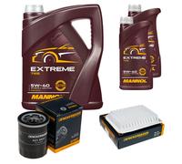 DENCKERMANN Controllo Set MANNOL Estremo 5W-40 7L per Mitsubishi Outlander