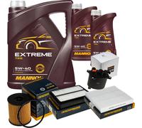 DENCKERMANN Controllo Set MANNOL Estremo 5W-40 7L per Mitsubishi Outlander