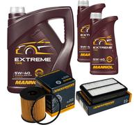 DENCKERMANN Controllo Set MANNOL Estremo 5W-40 7L per Mitsubishi Outlander