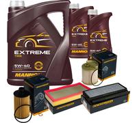 DENCKERMANN Controllo Set MANNOL Estremo 5W-40 7L per Ssangyong Rexton W