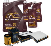 DENCKERMANN Controllo Set MANNOL Estremo 5W-40 8L per Honda Civic VIII