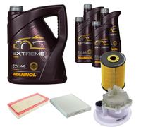 DENCKERMANN Controllo Set MANNOL Estremo 5W-40 9L per Audi Q7 3.6 FSI Quattro