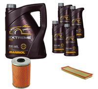 DENCKERMANN Controllo Set MANNOL Estremo 5W-40 9L per BMW 3er 325td 325tds