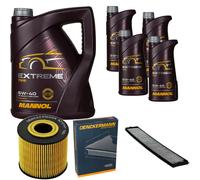 DENCKERMANN Controllo Set MANNOL Estremo 5W-40 9L per BMW 3er Touring 330d Olio