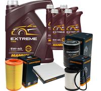 DENCKERMANN Controllo Set MANNOL Estremo 5W-40 9L per Fiat Ducato Furgone 160