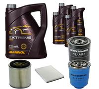DENCKERMANN Controllo Set MANNOL Estremo 5W-40 9L per Ford Maverick 2.7 TD