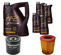 DENCKERMANN Controllo Set MANNOL Estremo 5W-40 9L per Ford Maverick 2.7 TD