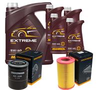 DENCKERMANN Controllo Set MANNOL Estremo 5W-40 9L per Ford Maverick 2.7 TD