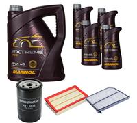 DENCKERMANN Controllo Set MANNOL Estremo 5W-40 9L per Jaguar S-Type 3.0 V6